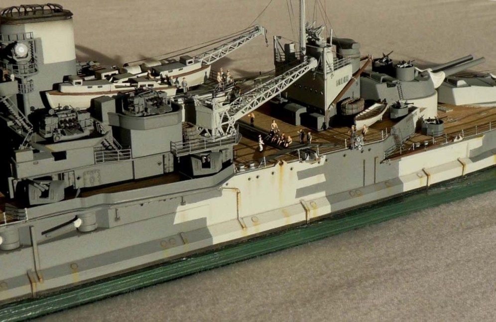 1:350 HMS Warspite (1942) - Ready for Inspection - Maritime