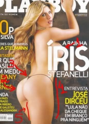 Iris Stefanelli desnuda en Playboy