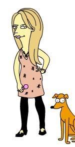 Paris Hilton al estilo Simpson