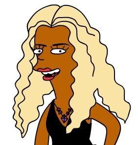 Shakira al estilo Simpson