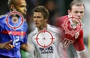 Beckham, Rooney, Thierry