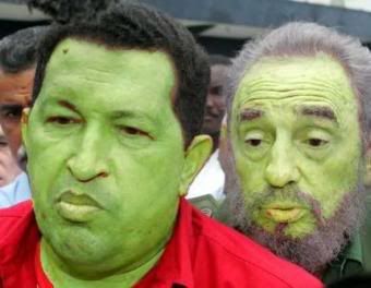 Chavez y Fidel en Marte