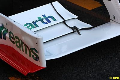 honda FW Hondas 2009 front wing detail