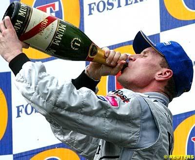 coulthard Coulthards final win, Australia 2003