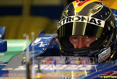 Heinz Harald Frentzen HHF drove in F1 last with Sauber Petronas in 2003