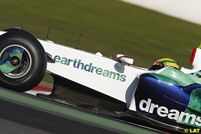 Senna Bruno Senna testing for Honda
