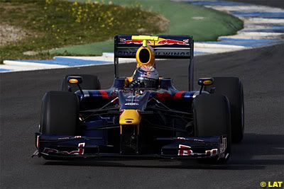 rb5 Sebastian Vettel shaking down the RB5