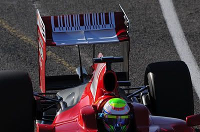 rw` High rear wing on Ferrari F60