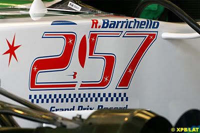 14 Barrichello celebrated 257 Grand Prix making him the most experienced driver ever, but in truth scoring no points in 2007 and very few in 2008 wasnt good
