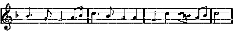 Black musical notes animated