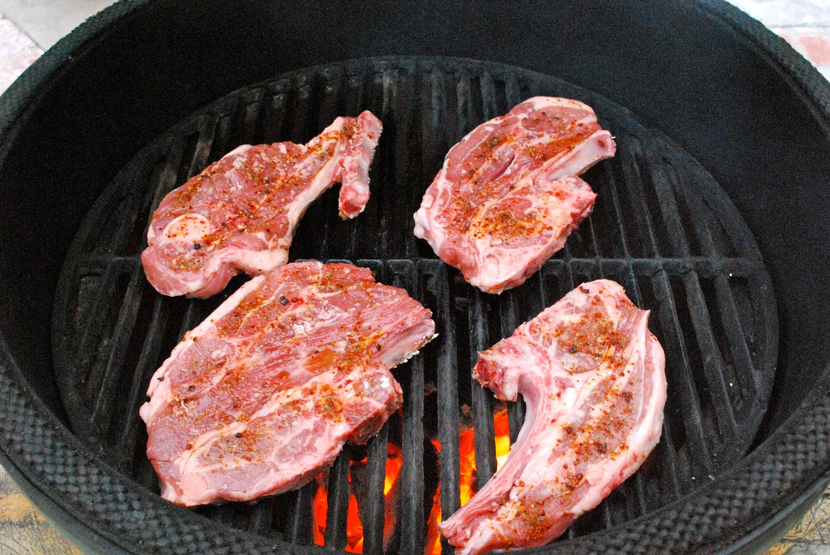 Grilled Lamb Shoulder Chops — Big Green Egg EGGhead Forum The