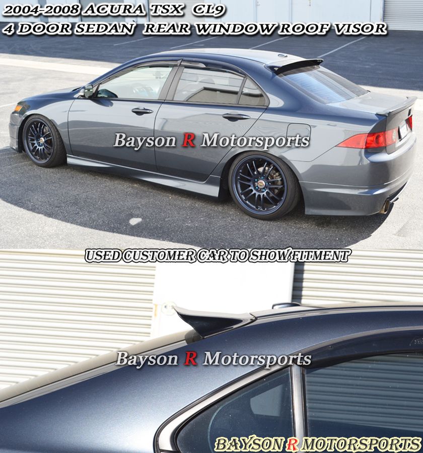 04 08 Tsx Rear Roof Window Spoiler Visor On Popscreen