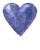 coração azul