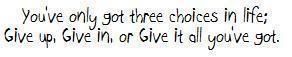 **3 CHOICES**