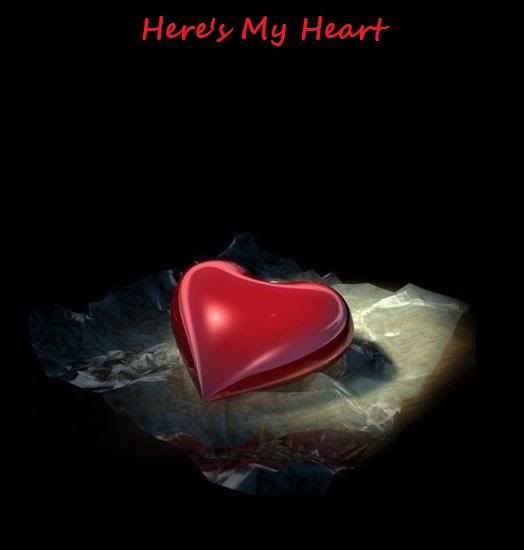 Here's my heart Pictures, Images and Photos