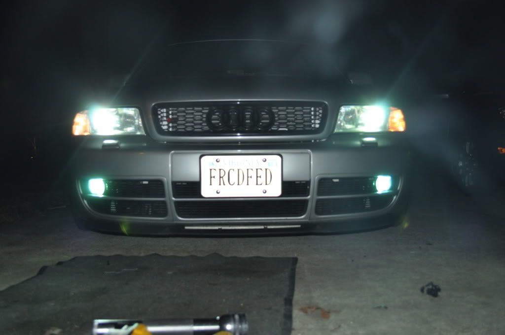 Fog HID Installation Audi A4 B5 Welldone Lighting