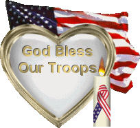 God bless Our Troops burning candle & flags.... Pictures, Images and Photos
