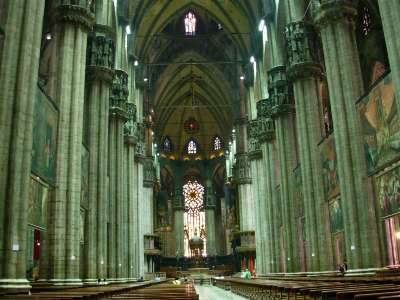 Interior de la Catedral de Milán