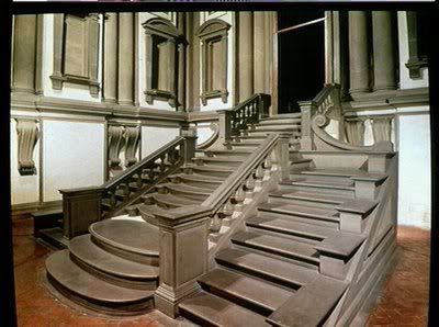 Escalera de la Biblioteca Laurenciana