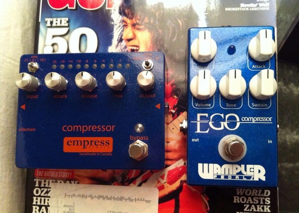 NPD! Wampler Ego & Empress Comp and Pale Green Compressor NPD! Wampler Ego & Empress Comp and Pale Green Compressor