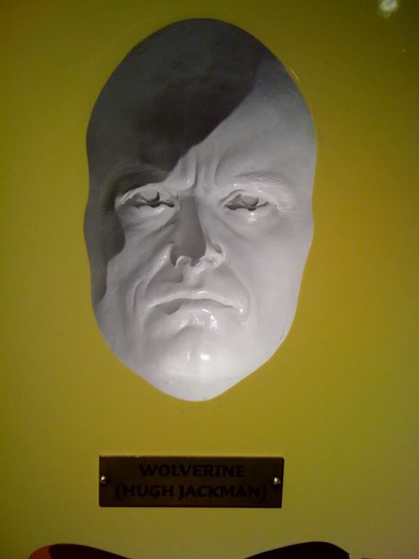 Plaster mask of Hugh Jackman's face