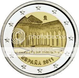 Spain 2 euro 2011 Granada BiMetallic UNC  