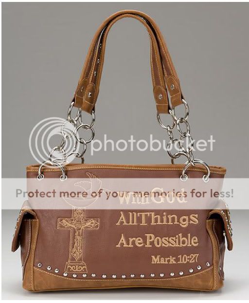 Montana West Faith Satchel VSP 8085 Brown