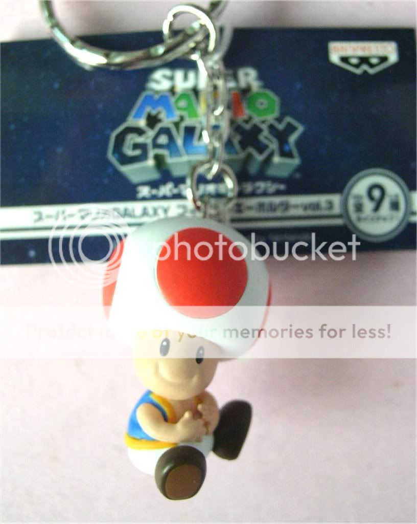 TOAD Super Mario Galaxy Keyring Mascot Vol.3  