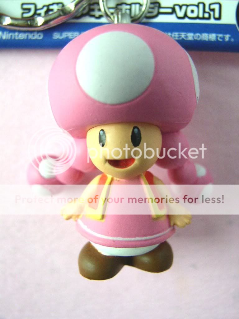 TOADETTE SuperMario Keyring Vol1 Nintendo 2008 RARE  