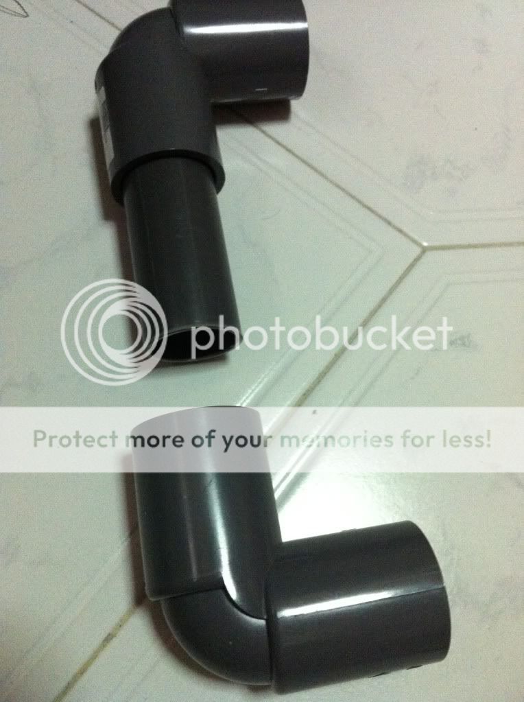 DIY T8 LED tube PVC pipe light stand