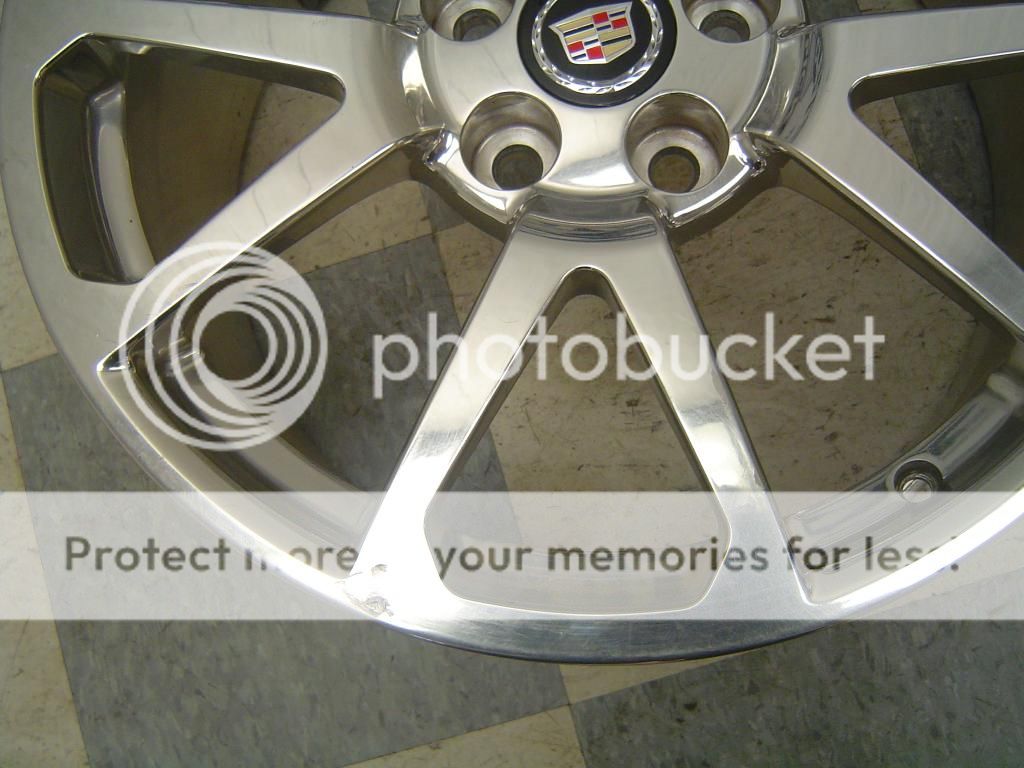 09 10 Cadillac CTS STS OEM 19 10 Spoke Polished Wheel  