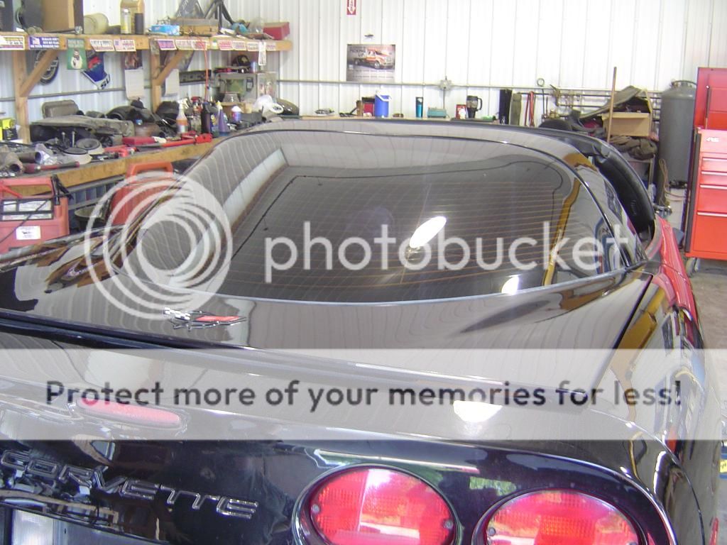 97 04 Corvette C5 LS1 Black Hatch Glass Trunk Lid LS6  
