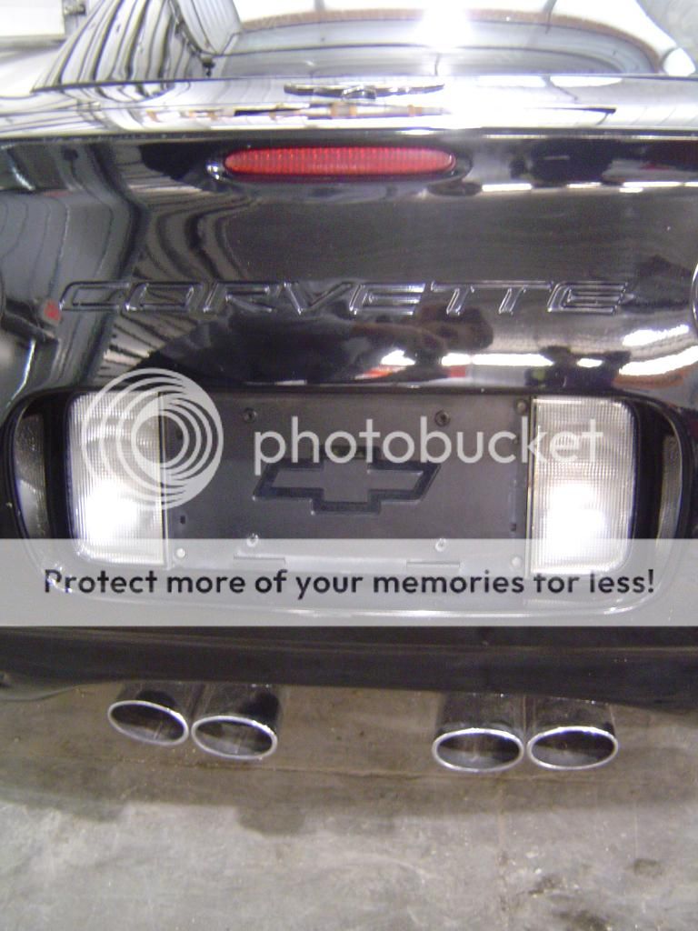 97 04 Chevrolet C5 Corvette OEM Rear Bumper Assembly Black  